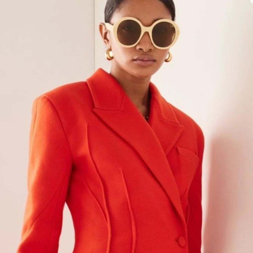 Gucci Cream Round Sunglasses - Picture 6 of 8